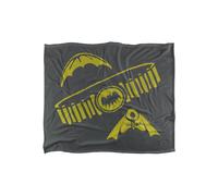 Batman The Lucius Fox Blanket 152 x 127 cm DC Comics White One Size