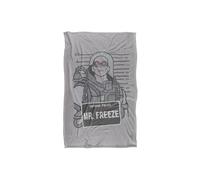 Batman The Mr. Freeze Mugshot Silky Touch Super Soft Throw Blanket | Size: Large Batman Multicolor Large