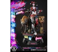 Batman Ultimate Premium Masterline Series Cyberpunk Harley Quinn Deluxe Bonus Version Statue 60 cm