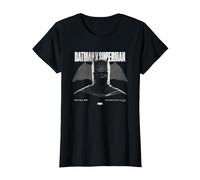 Batman v Superman Cowl 85th Anniversary T-Shirt, Women, Black, Medium