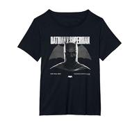 Batman v Superman Cowl 85th Anniversary T-Shirt, Women's Plus, Black, 6X