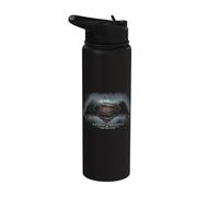 Batman v Superman Logo Stainless Steel Insulated Water Bottle