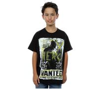 Batman v Superman Wanted Poster T-Shirt DC Comics Black 9 Years