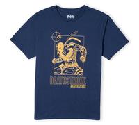 Batman Villains Deathstroke Men's T-Shirt - Navy - L