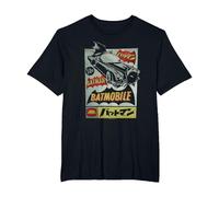 Batman Vintage Batmobile Ad T-Shirt, Men's Big and Tall, Black, 6X Tall