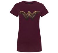 Batman VS Superman Womens/Ladies Wonder Woman Logo T-Shirt NS4548