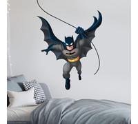 Batman™ Wall Sticker - Batman Swinging in Wall Decal DC Superhero Art (120cm Height x 85cm Width)
