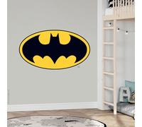 Batman™ Wall Sticker - Logo Wall Decal DC Superhero Art (120cm Width x 65cm Height)