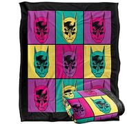 BATMAN Warhol Officially Licensed Silky Touch Super Soft Throw Blanket 152 x 127 cm