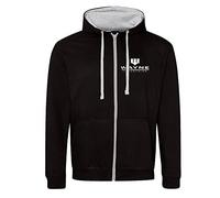 Batman Wayne Industries Adults Black Zipped Hoodie - XX Large