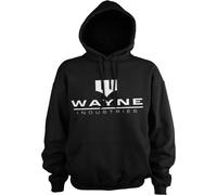 Batman Wayne Industries Logo Hoodie Black