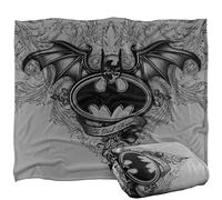BATMAN Winged Logo Officially Licensed Silky Touch Super Soft Throw Blanket 152 x 127 cm