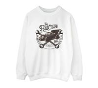 Batman Women's Batcave Car Sweatshirt in White | Size: Large Batman White L