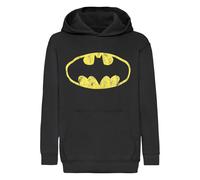 Batman Womens/Ladies Distressed Logo Hoodie NS4224