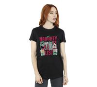 Batman Women's Naughty List Cotton Boyfriend T-Shirt in Black | Size: Medium Batman Black M