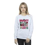 Batman Women's Naughty List Sweatshirt in Grey | Size: 5XL Batman Grey 5XL