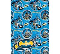 BATMAN WRAPPING PAPER 2 SHEETS 2 TAGS PACK BIRTHDAY SUPERHERO GIFT WRAP