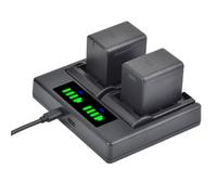 Batmax 2Packs VW-VBT380 VW-VBT190 Battery (3900mAh) + Dual USB Charger for Panasonic HC-V210, HC-V250, HC-V380, HC-V510, HC-V520, HC-V550, HC-V710, HC-V720, HC-V750, HC-V770, HC-VX870, HC-VX981