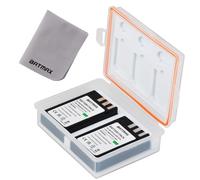 Batmax 2x EN-EL9 EN-EL9a Replacement Battery with Battery Storage Case & Memory Card Case for Nikon D40, D40x, D60, D5000, D3000