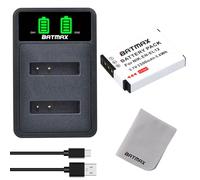 Batmax EN-EL12 EN EL12 Battery and USB Battery Charger for Nikon Coolpix A1000 COOLPIX S1000 S1200pj AW120s AW120 S9900s A900 S9700 W300 S610 S620 S630 S640 S8100 S8200 S9050 P340 P330 P320 P310 P300