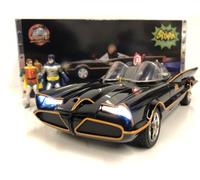 Batmobile 1966 With Figures and Working Lights 1:18 Jada 98625 253216001