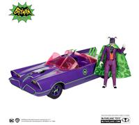 McFarlane Toys - DC Retro Batmobile & The Joker (Batman 66') 2pk, Gold Label, Amazon Exclusive