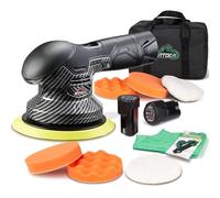 BATOCA S3 Cordless Dual Action Car Polisher Buffer Sander Orbital Polishing Machine w/ 2 12V Battery for Car Floor Motorcycle Polish Buffing 6inch Polishing Pads Polish Kit Variable Speed 2500-5000RPM