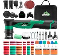 BATOCA S5 Cordless Car Buffer Polisher Sander Dual Action & Rotary Polishing Machine 1/2/3 Inch Polishing Pads for Car Detailing,6 Variable Speeds 2000-5500RPM,Mini Polisher for Car Motorcycle Polish