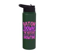 Baton Down The Luken It's Showtime Twirler Baton Stainless Steel Insulated Water Bottle
