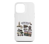 Baton Rouge Downtown Red Stick City Louisiana Travel Case for iPhone 13 Pro Max