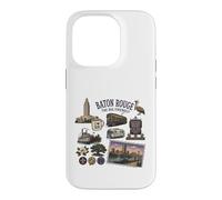 Baton Rouge Downtown Red Stick City Louisiana Travel Case for iPhone 14 Pro