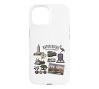 Baton Rouge Downtown Red Stick City Louisiana Travel Case for iPhone 15