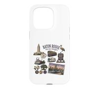 Baton Rouge Downtown Red Stick City Louisiana Travel Case for iPhone 15 Pro