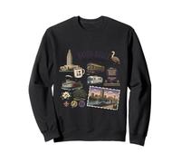 Baton Rouge Downtown Red Stick City Louisiana Travel Sweatshirt