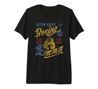 Baton Rouge LA Boxing MMA USA Vintage Distressed Design Premium T-Shirt