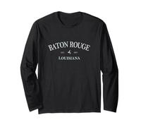 Baton Rouge Louisiana | Baton Rouge LA Graphic Print Long Sleeve T-Shirt