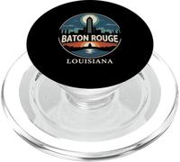Baton Rouge Louisiana City Travel Graphic PopSockets PopGrip for MagSafe