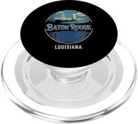 Baton Rouge Louisiana City Travel Graphic PopSockets PopGrip for MagSafe