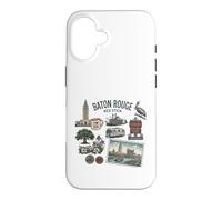 Baton Rouge Red Stick Louisiana City Landmarks Pelican Case for iPhone 16