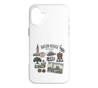 Baton Rouge Red Stick Louisiana City Landmarks Pelican Case for iPhone 16 Plus