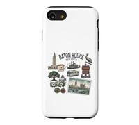 Baton Rouge Red Stick Louisiana City Landmarks Pelican Case for iPhone SE (2020) / 7/8