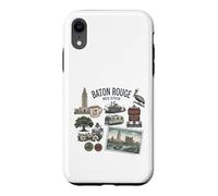 Baton Rouge Red Stick Louisiana City Landmarks Pelican Case for iPhone XR