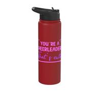Baton Twirling Du bist eine Cheerleader, das ist Cute Twirler Stainless Steel Insulated Water Bottle