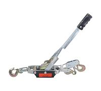 BATONECO 5 Ton Power Puller, 3 Hook Steel Cable Dual Gear Power Ratchet Come Along Winch,Heavy Duty Hand Cable Puller,11,000LBS