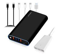 BatPower 98Wh High Power Delivery Laptop USB C Power Bank Compatible with MacBook Pro Air USB-C Laptop Portable Charger External Battery & Slim 120W PD USB-C Adapter, USB Fast Charge tablet smartphone