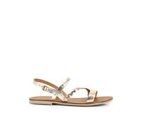 Batresse Leather Sandals Gold-Coloured