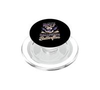 Bats Are Just Halloween Butterflies Bat Nocturnal PopSockets PopGrip for MagSafe
