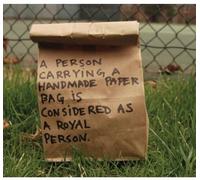 Bats & Mice - A Person Carrying A Handmade...