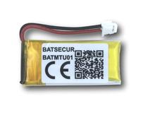BATSÉCUR - Alarm Battery BATMTU01 Compatible with MTU01X DAITEM, ME1121426 for LCA01F, SC100AF, SC101AF - 3.6V 200mAh Li-Ion