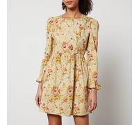Batsheva X Laura Ashley Prairie Floral-Print Cotton Mini Dress - US 8/UK 12